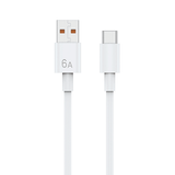 Wiwu G104 66W Fast Charging USB-A to Type-C & Data Cable 1.2M - White