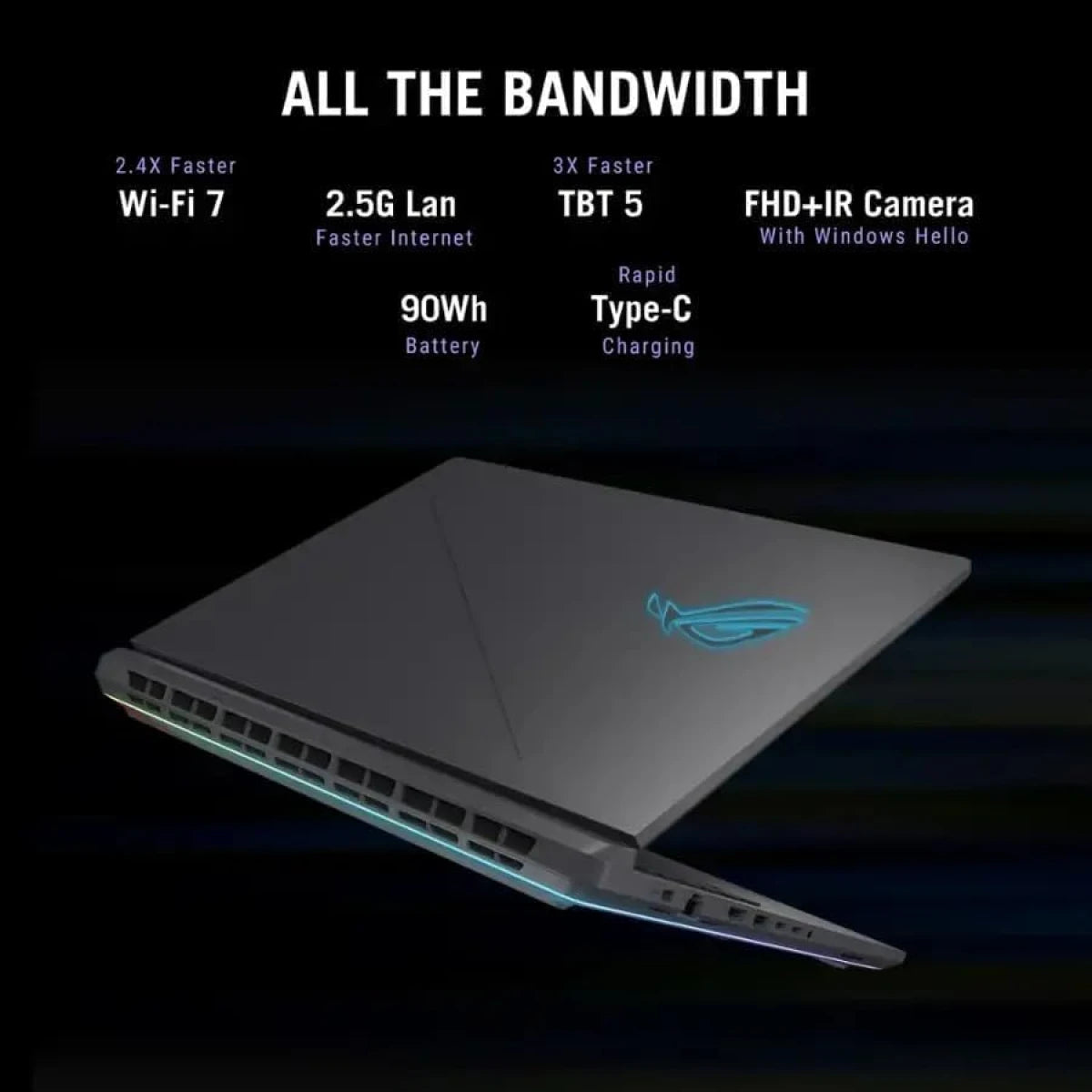 ASUS ROG Strix G18 (2025) G815JHR – Core i7-14650HX, RTX 5050 8GB, IPS 144Hz – Eclipse Gray