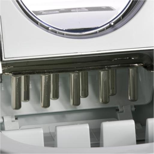 ماكينة صنع مكعبات الثلج من جيباس بسعة 12 كجم/اليوم بحجمين للمكعبات