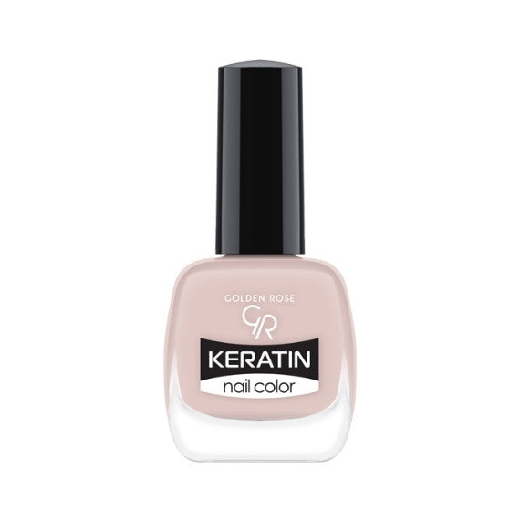 طلاء أظافر جولدن روز كيراتين 10 – لون غني وعناية بالكيراتين