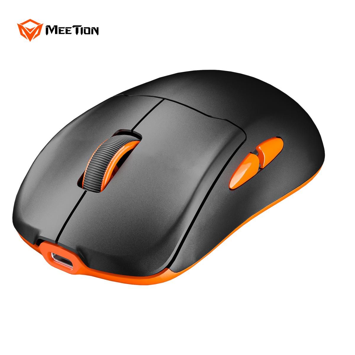 Meetion Air GW39 PAW3395 Sensor Wireless Gaming Mouse with Charging Dock -Black