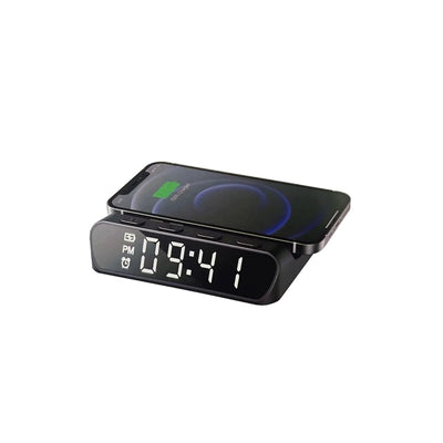 Havit W3031 3-in-1 15W Wireless Charger with Alarm Clock