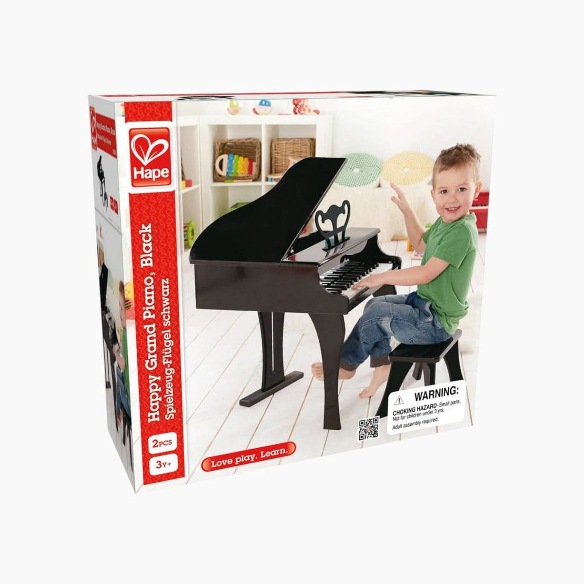 Hape Happy Classic Wooden Toy Grand Piano