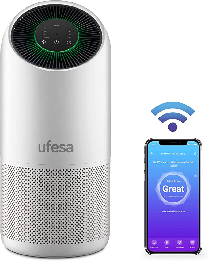 UFESA Air Purifier with 4 Filters - Fresh and Clean Air