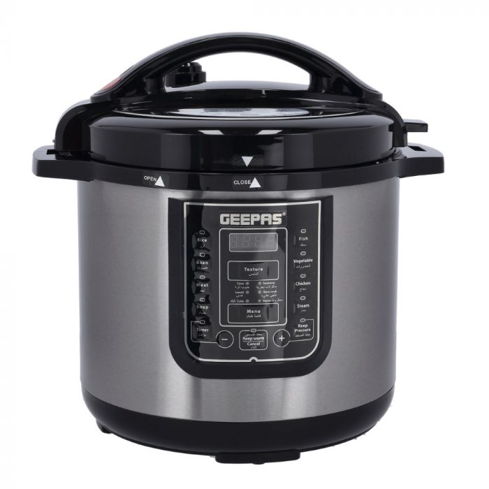 Geepas Digital Multi Cooker 12L Capacity 14 Cooking Programs
