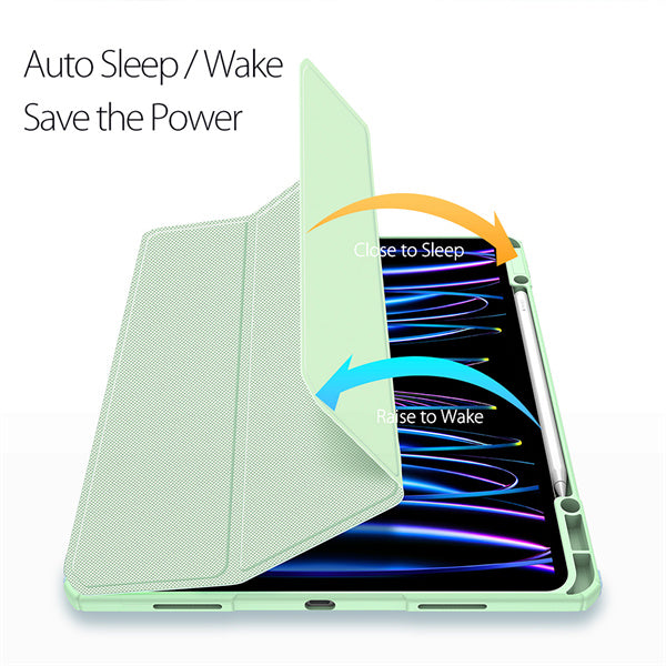 حافظة لجهاز ايباد برو 12.9 (2018/2020/2021/2022) لسلسو توبي - اسود