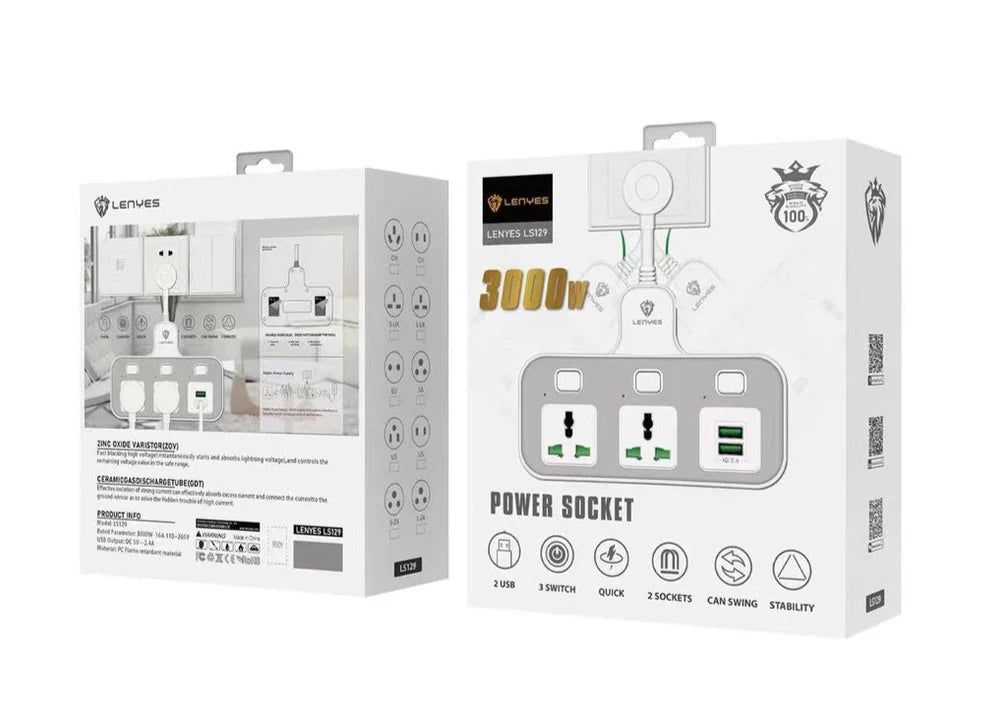Lenyes LS129 20W Fast Charger | Type-C PD Adapter – White