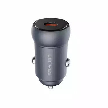 Lenyes CA54 Mini PD 30W Dual Car Charger – Dark Blue