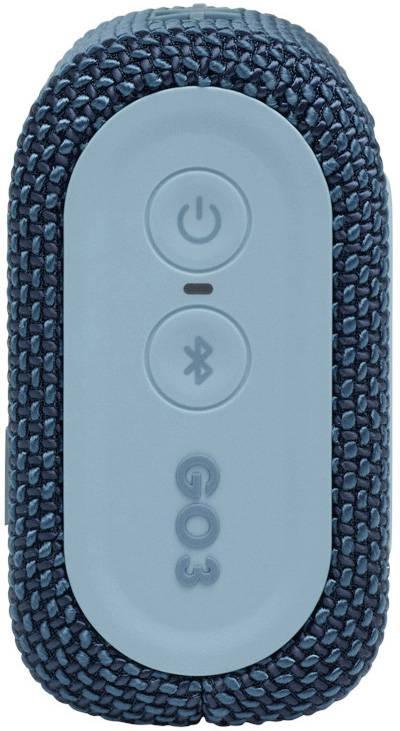 مكبر صوت JBL GO 3 اللاسلكي المحمول المقاوم للماء - أزرق
