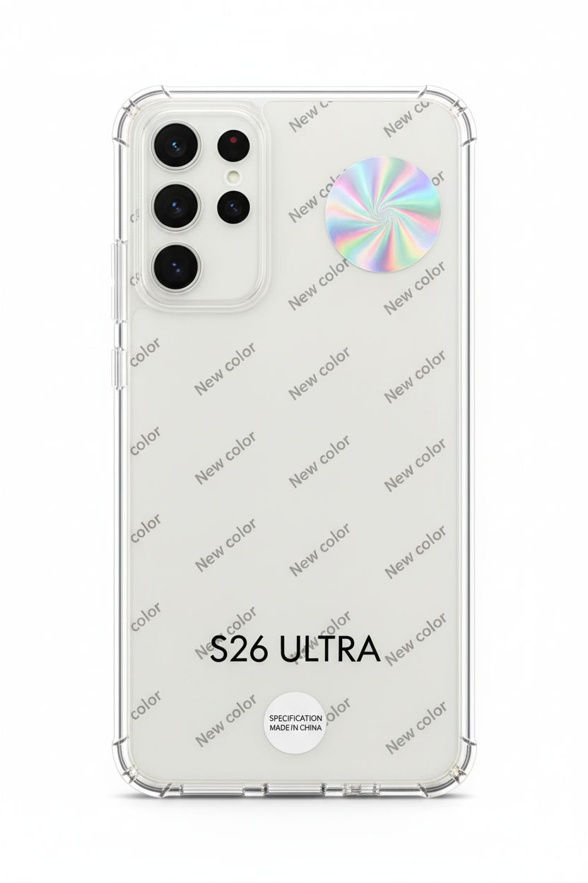 Clear transparent case for Samsung Galaxy S26 Ultra