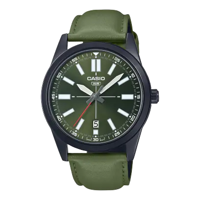 Casio, Men's Watch, MTP-VD02BL-3E - Green