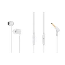 Aiwa ESTM-30 Wired In-Ear Headphones – 10mm Driver, Metal Housing, Mic & Remote, 3.5mm