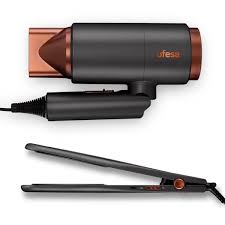 Ufesa My Glamour Hair Set – Dryer & Straightener with Bag