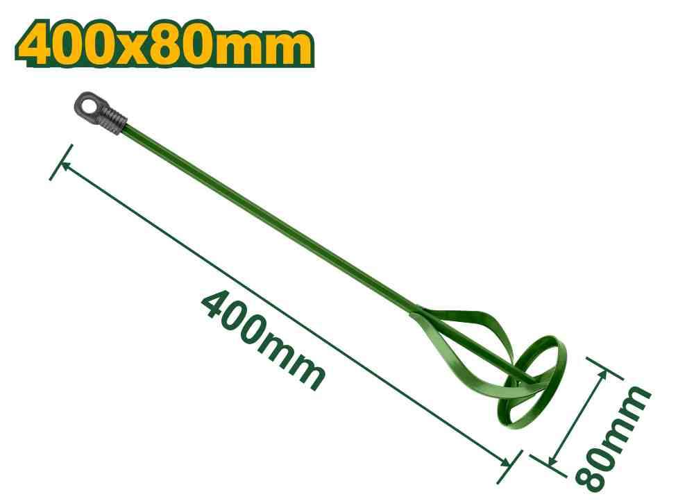 JADEVER 400mm Paint Mixing Paddle, 80mm Diameter - JDXE2308