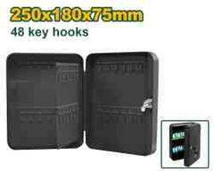 JADEVER 48-Key Wall-Mount Key Cabinet, Black - JDYSX1H02