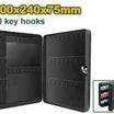 JADEVER 80-Key Wall-Mount Key Cabinet, Black - JDYSX1H03