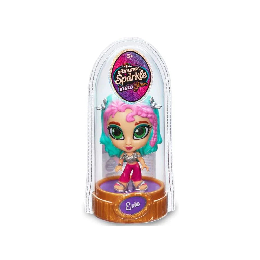 Shimmer N Sparkle – دمية InstaGlam مع مكياج حقيقي للأطفال