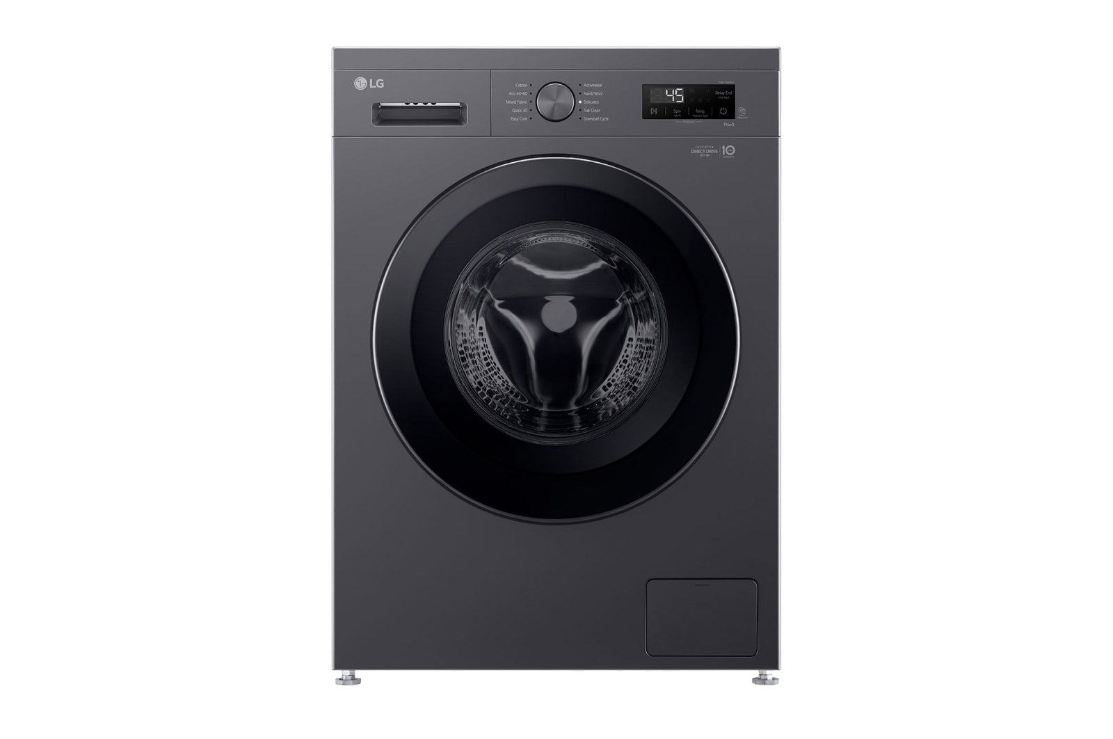 LG Front Load Washing Machine 8kg - AI Direct Drive, Smart Diagnosis - Silver