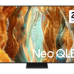 Samsung QA75QN70FAUXTW 75 inch Neo QLED 4K Smart TV Black — Front View