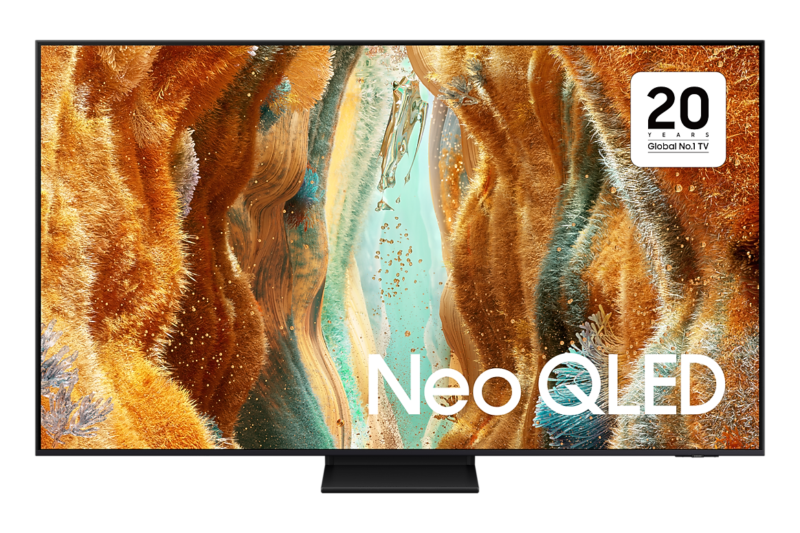 Samsung QA75QN70FAUXTW 75 inch Neo QLED 4K Smart TV Black — Front View