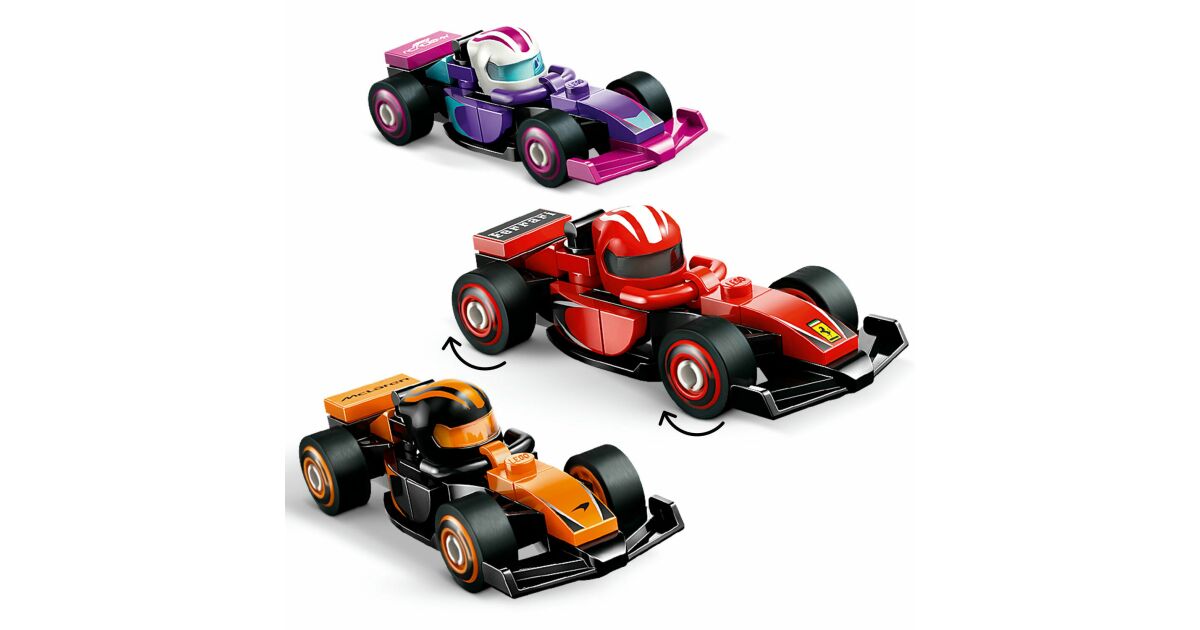 LEGO مينيفيجيرز سيارات فورمولا 1 71049 – مجموعة 12 قطعة