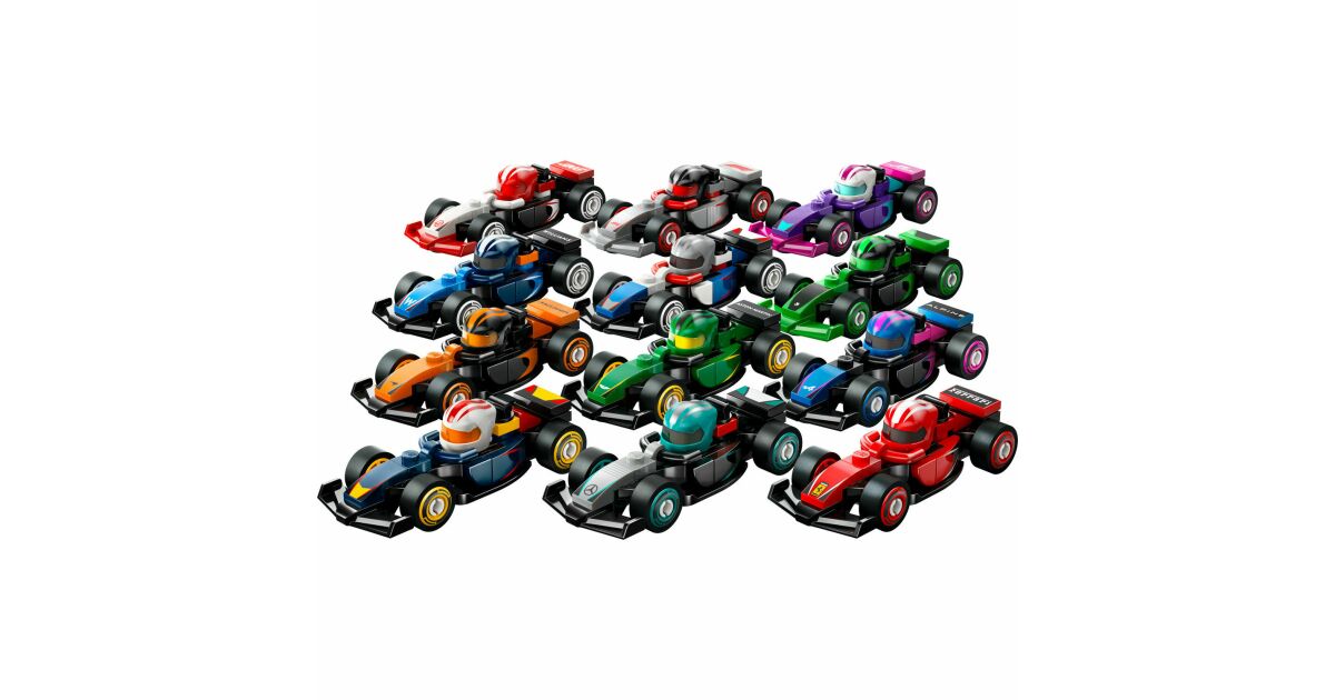 LEGO مينيفيجيرز سيارات فورمولا 1 71049 – مجموعة 12 قطعة