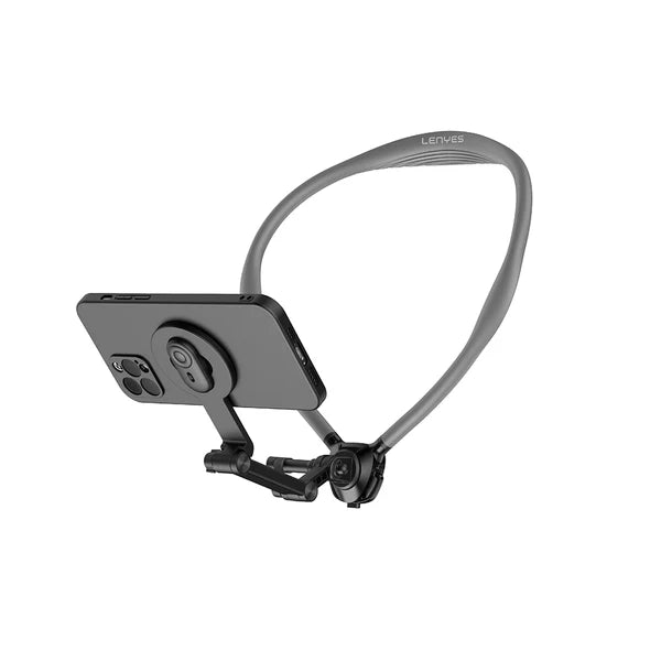Lenyes CR197 Magnetic Neck Phone Holder – Black