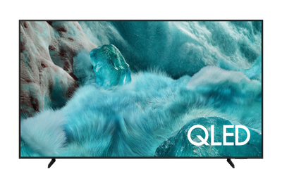 Samsung QA75Q7FAAUXTW 75 inch QLED 4K Smart TV Black — Front View