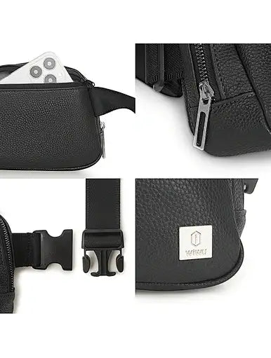 حقيبة ويوو لولو كروس من جلد البولي يوريثان ذات سعة كبيرة للجنسين