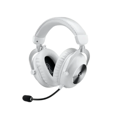 Logitech G PRO X 2 LIGHTSPEED Wireless Gaming Headset – Detachable Mic – White – 981-001269