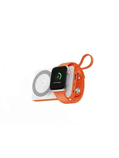 كابل شحن سريع WiWU 10000 مللي أمبير في الساعة PD مدمج من النوع C لساعة/آيفون مزود ببنك طاقة