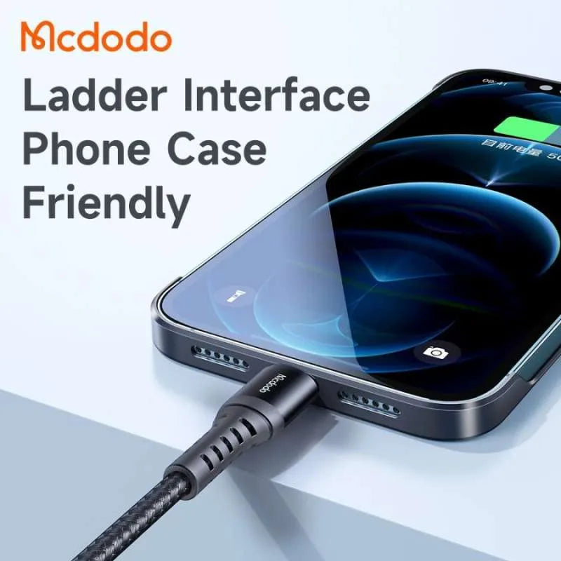 Mcdodo USB Lightning Data Charger Cable 18W 3M Fast Charging - Black