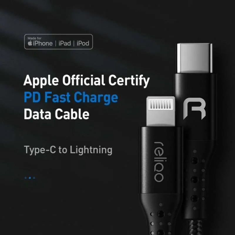 Mcdodo Reliqo 2m Type C to Lightning Cable - Black