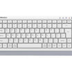 Meetion BTK500 Streamlined Dual-Mode Compact Wireless Keyboard - White