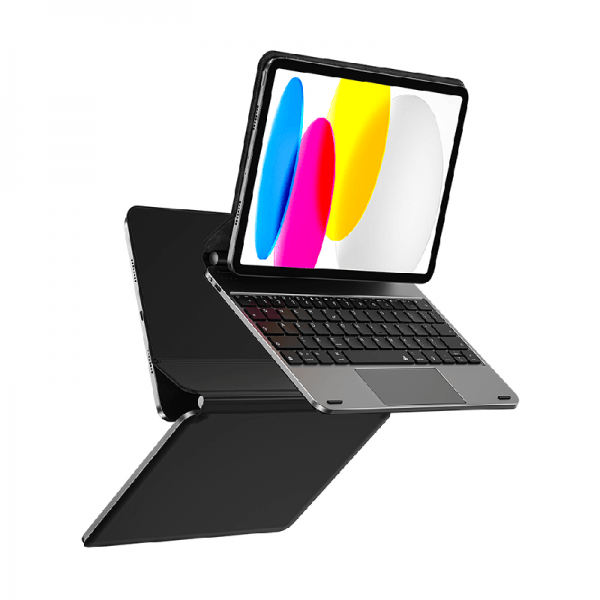 لوحة مفاتيح لاسلكية سحرية MK-001 من WIWU (باللغة العربية) لجهاز iPad مقاس 10.9 بوصة/11 بوصة - رمادي