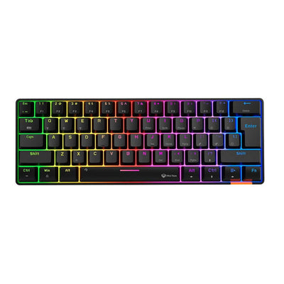 لوحة مفاتيح الألعاب الميكانيكية ثنائية الوضع Hestia RGB 60% من Meetion