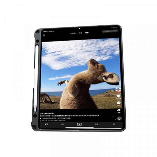 حافظة لوحة مفاتيح ويوو ماج تتش لجهاز ايباد مقاس 12.9 بوصة - أسود