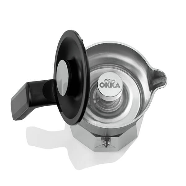 Arzum Okka Rich Moka Pot - 3-Cup Coffee Maker Frothing