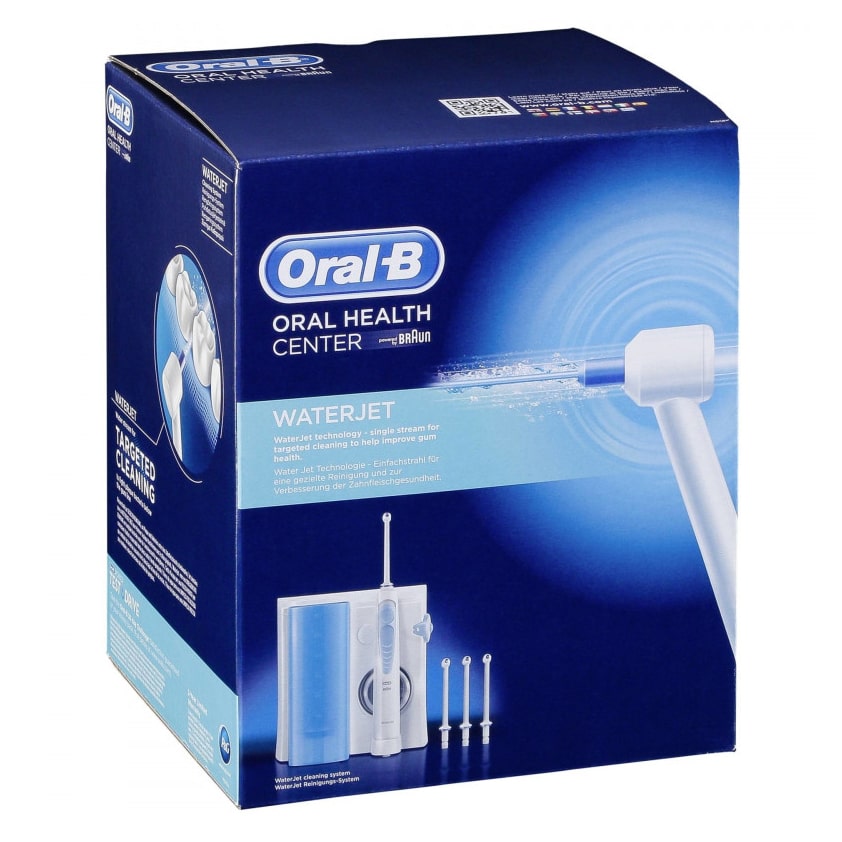 Oral-B فلوسر مائي بنظام نفث المياه و4 رؤوس بديلة