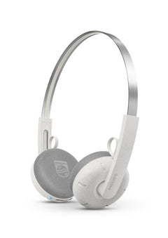 Philips TAH2000WT Ringo Wireless On-Ear Headphones, 40mm Drivers, 26H Battery, White