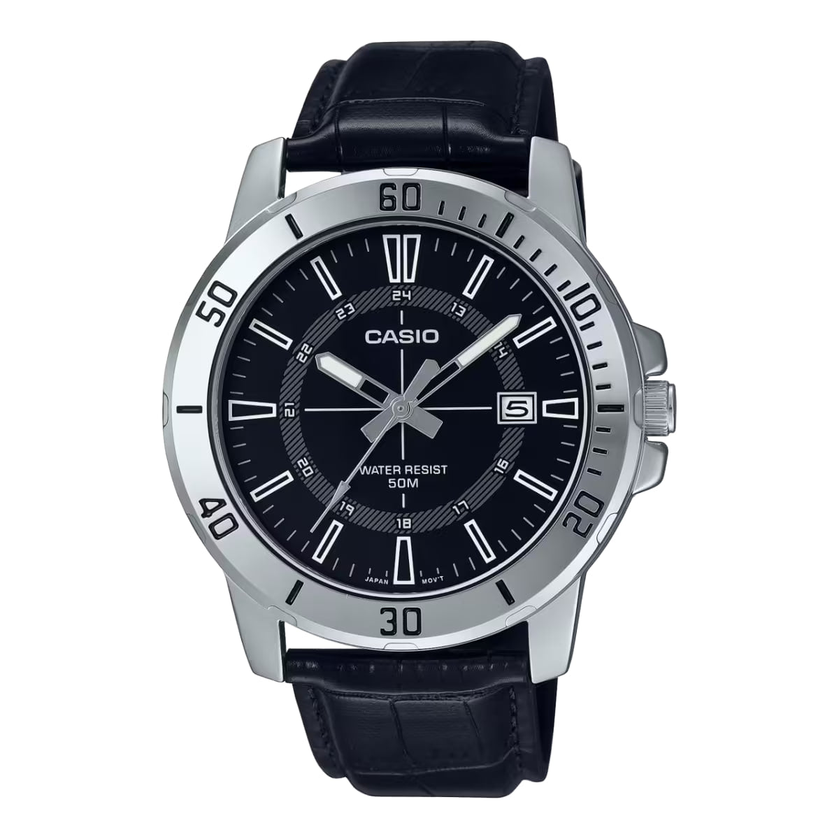 Casio MTP-VD01L-1C Men's Black Dial Casual Analog