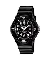 Casio Monter Black Rubber Black Dial For Women LRW-200H-1B