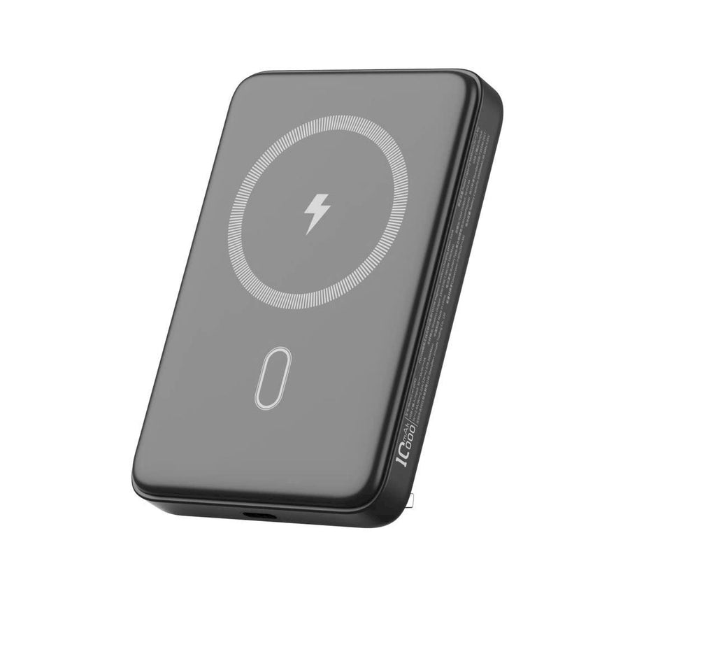 باور بانك لاسلكي مغناطيسي من ويوو مع حامل بقوة 10000 مللي أمبير في الساعة