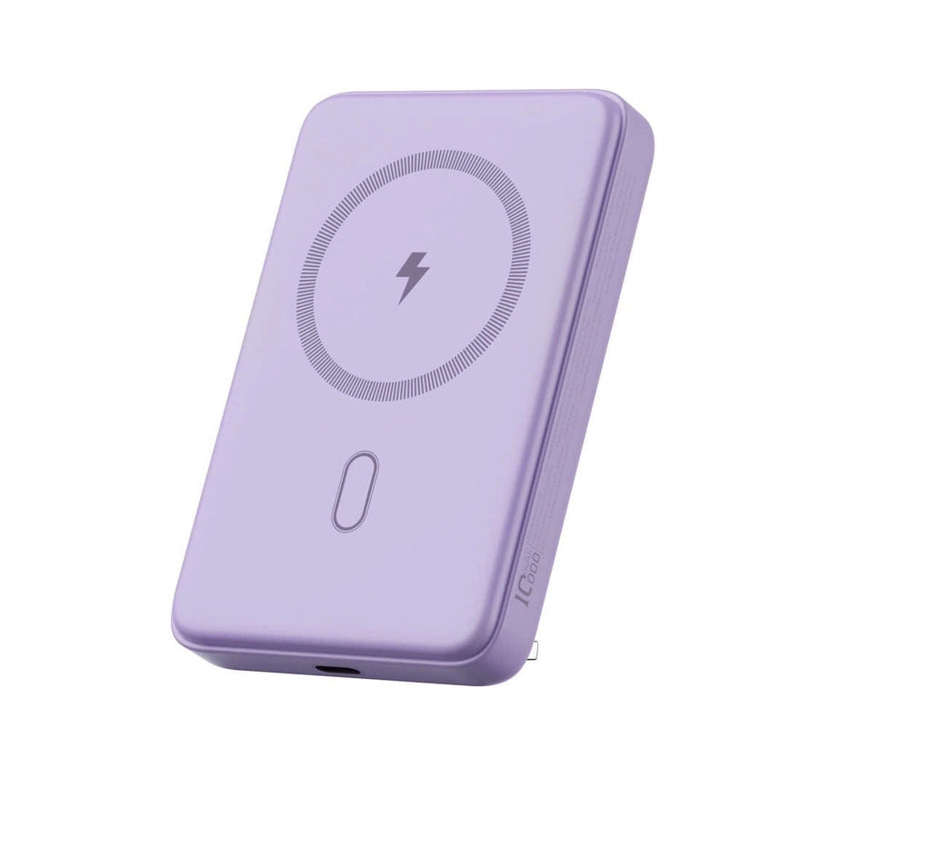 باور بانك لاسلكي مغناطيسي من ويوو مع حامل بقوة 10000 مللي أمبير في الساعة