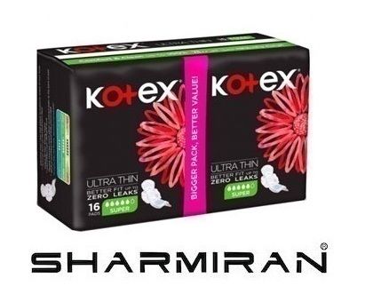 كوتكس فوط صحية فائقة الرقة بالأجنحة - 16 فوطة