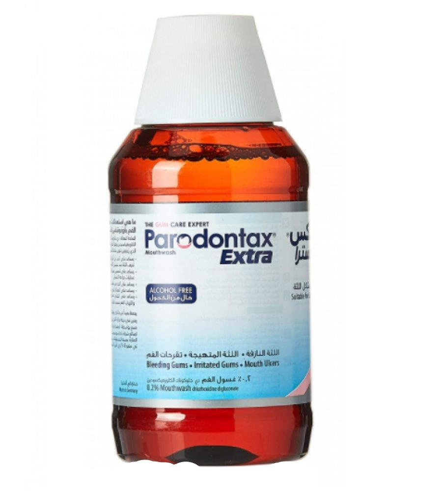 غسول فم بارودونتكس بالنعناع الإضافي 300 مل | انتعاش وعناية