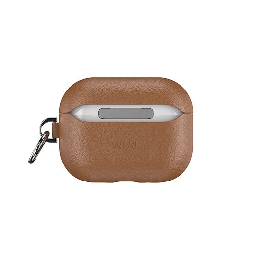 غطاء حماية WiWU Genuine Leather HC-201 لسماعات AirPods Pro