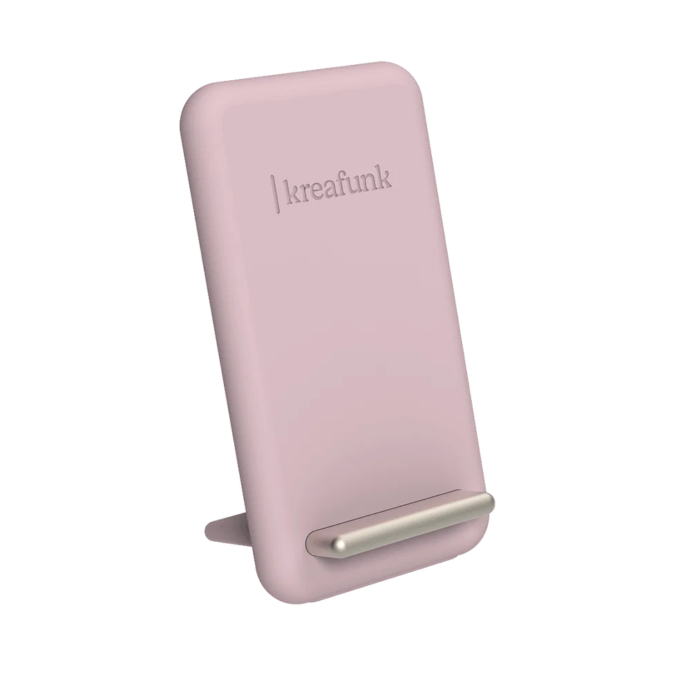 Kreafunk reCHARGE 15W Wireless Charging Dock – Dusty Rose