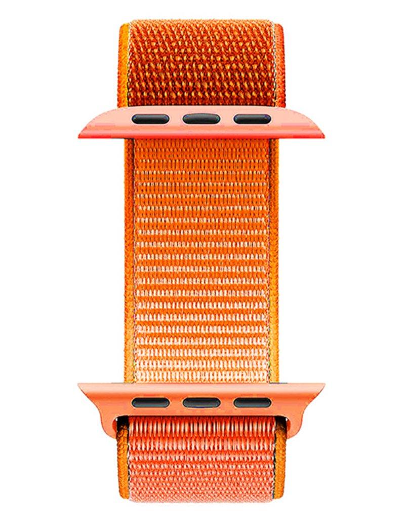 حزام روك روز المصنوع من النايلون لساعة ابل مقاس 42 - 44 ملم أنيق ومتين