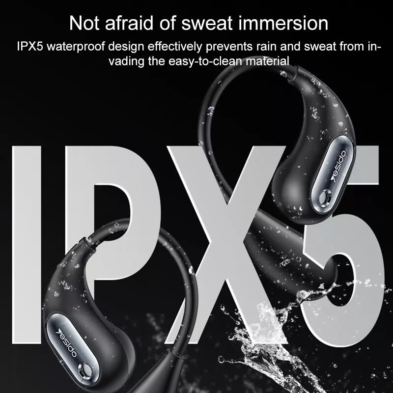 سماعات أذن رياضية بتقنية البلوتوث YESIDO YSP17 تعمل بتقنية التوصيل العظمي